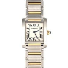 Authentic Cartier Tank Française SM Two-tone W51007Q4 SSxYG Quartz #230-000...