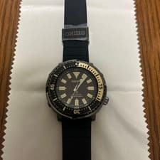 Seiko Prospex Automatic Watch Black 42mm Rubber Unused Box & Warranty