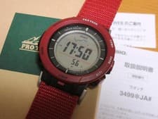 CASIO Pro Trek PRG-30 Red #QY1YKL