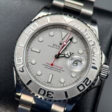 Rolex Yacht-Master 16622 Platinum Dial & Bezel Automatic 40mm Steel Watch