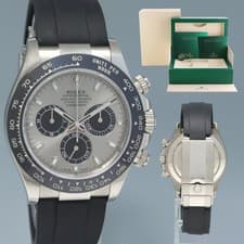 2020 MINT Rolex Daytona White Gold 116519LN Ceramic Ghost Silver Panda Watch Box