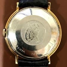 Vulcain Calendate Automatic Gold Dial Day Date 35mm Vintage Watch Working