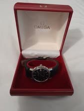 Omega Seamaster Black dial 166 1970s boxed works intermittent spares or repair
