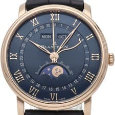 Blancpain Villeret Complete Calendar Moon Phase Watch 40mm 6654-3640-55B RG ...