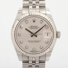 Rolex Datejust 178274G SS×WG SS AT Silver-Face 4 Extra Links