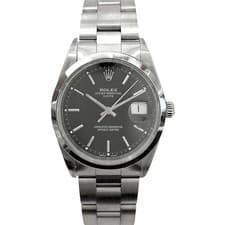 Rolex Oyster Perpetual Date 15200 34mm Stainless Steel Black Dial #KN228