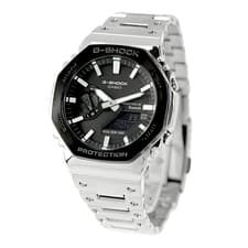 CASIO G-SHOCK GM-B2100BT-1A Black Solar Stainless Steel Men's Watch New in Box