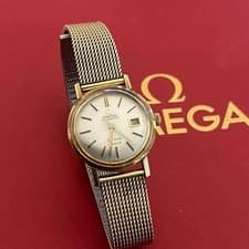 OMEGA Seamaster De Ville Turler Silver Dial Automatic Watch 1960s Vintage Gold