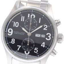 HAMILTON Khaki Officer H717160 Chronograph day date Automatic Men's Watch_945905