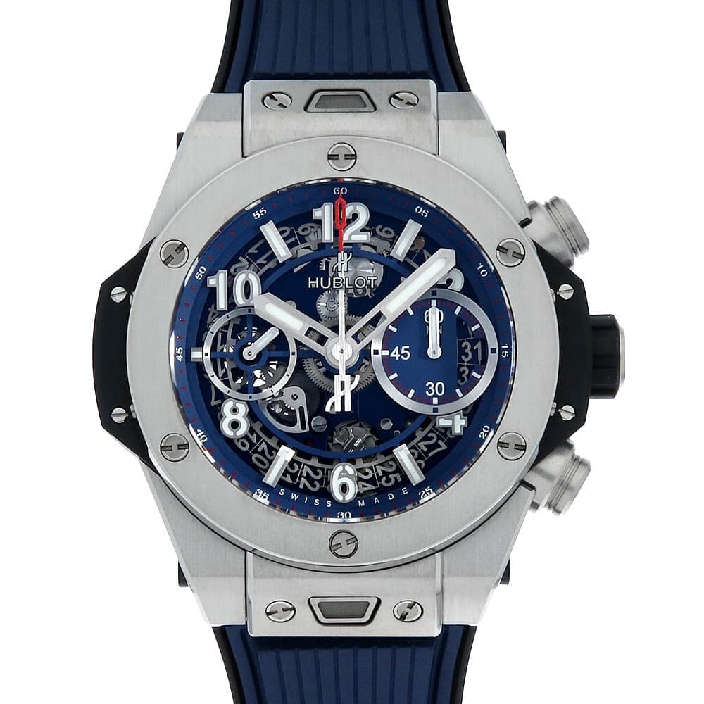 HUBLOT Big Bang Unico Titanium Blue 441.NX.5179.RX second hand mens