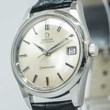 Vintage 1969 *NEAR MINT* OMEGA Seamaster Cal.565 Automatic Date Silver 34mm Mens