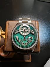 Christopher Ward C1 Bel Canto Classic Green Dial Titanium Swiss Made Watch