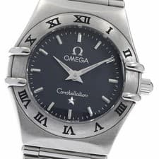 Omega Constellation Quartz Ladies Watch B+ Used with Guarantee From Japan