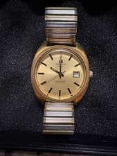 Tissot Seastar Automatic Diver Watch Vintage Gold Plated Mens Vintage Era