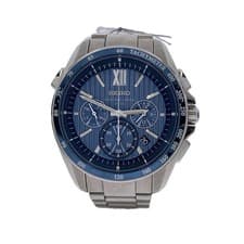 Used SEIKO Brights/Solar Watch/Analog/Stainless Steel/NVY/SLV/8B82-OALO//