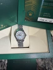 2023 Rolex Datejust 279174 MOP Diamond Dial white gold bezel 28mm w/ Box +papers