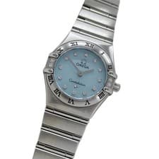 Omega Constellation Mini 1567.86 Women's Watch, Brand Name, Diamond, Blue Shell,