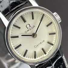 Omega Geneve Ladies Wristwatch Manual Wind Used–Gold Condition