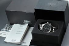 Full Set ORIS Big Crown 7511 Chronograph Black Dial 42mm Automatic Men Watch