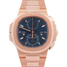 Patek Philippe Nautilus 40.5mm Blue Stick Dial Watch Ref# 5990/1R-001