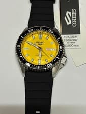SEIKO 5 Sports SBSA307 SKX Series Yellow Automatic Men's Watch
