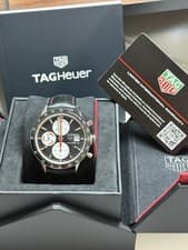 TAG Heuer Carrera Men's Black Watch - CV201AP.FC6429 with Box and Warranty Mint