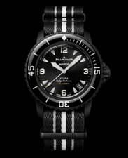 Blancpain x Swatch Scuba Quartz Watch Black Dial