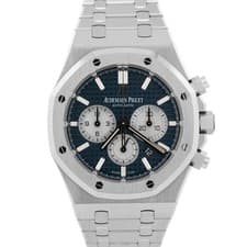PAPERS Audemars Piguet Royal Oak Chronograph BLUE 41mm 26331ST.OO.1220ST.01 BOX