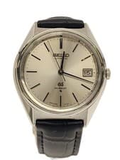 Grand Seiko Automatic Black Dial Classic Watch Excellent JAPAN