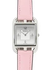 HERMES Cape Cod PM Quartz Watch CC1.210a Silver Dial