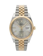 Rolex Datejust 41 / Silver Baton Dial / 2025 / 126333