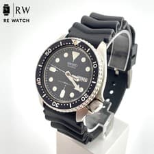 SEIKO Quartz Diver's Watch 7548-7000 150m Black Stainless Steel 40mm Used