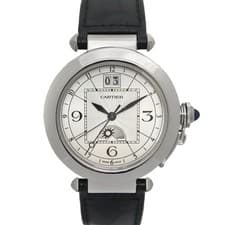 Cartier Pasha XL W3109255 42mm Stainless Steel White Dial Automatic Date #KN328