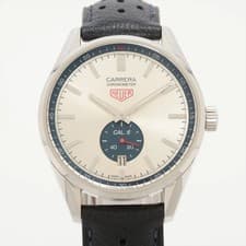 TAG Heuer Carrera WV5111.FC6350 SS SS & Leather AT Silver-Face