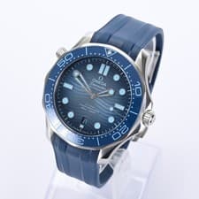 OMEGA Seamaster Summer Blue 210.32.42.20.03.002 42mm Men's Watch Full Set