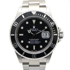 Rolex Submariner Date 16610 40mm SS Black Dial Automatic 300m Water #KN132