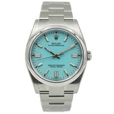 Rolex Oyster Perpetual 126000 Turquoise Dial 36mm B&P 2026