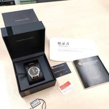 Hamilton Jazzmaster H32455585 Black Dial Automatic Men's Watch Used Working #07