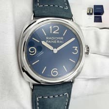 Panerai Radiomir PAM01383 45MM Blue Stainless Steel Box Papers