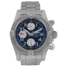 Breitling AVENGER A13381 Chronograph Date Blue Dial Steel 43mm Men’s Automatic