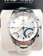 Tag Heuer Link Calibre S Mens Automatic Watch in Exc. Condition Model CJF7111