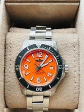 Breitling Superocean Orange 2025 Automatic Men's Watch - Box + Card - 7037303