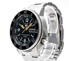 SEIKO 5 Sports 7S36-01E0 Automatic Men's Watch Diver Day Date Stainless Steel