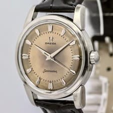 OH Serviced *N MINT* Vintage 1956 OMEGA Seamaster Cal.420 Hand Winding 34mm Mens