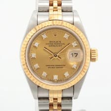 Rolex Lady Datejust 69173G SS×YG SS×YG AT Champagne-Face 3 Extra Links