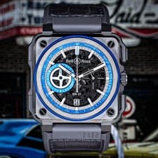 Bell & Ross BR-X1 HYPERSTELLAR BRX1-AL-TI-BLU Limited Edition Only 250 Made