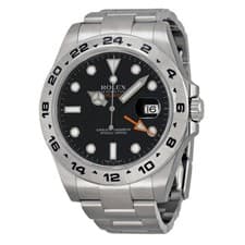 RLX216570BKSO Rolex Explorer II Automatic Stainless Steel Men's Watch 216570