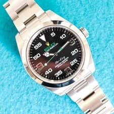 Rolex Air King 116900 Automatic 40MM Oyster Bracelet Black Dial Mint Box Papers