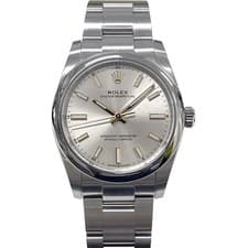 Rolex Oyster Perpetual 124200 34mm Stainless Steel Silver Dial Automatic #KN197