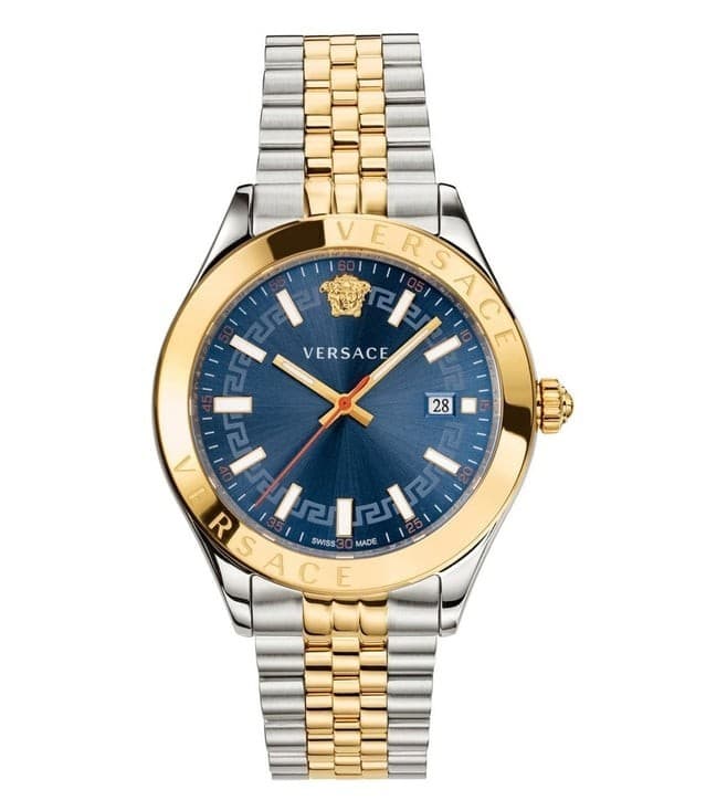 Versace Hellenyium Quartz Blue Dial Men Watch VEVK00520